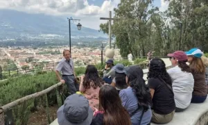 Sesión “patrimonio en vivo” en La antigua Guatemala.