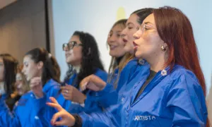 Coro en evento Trabajo Social