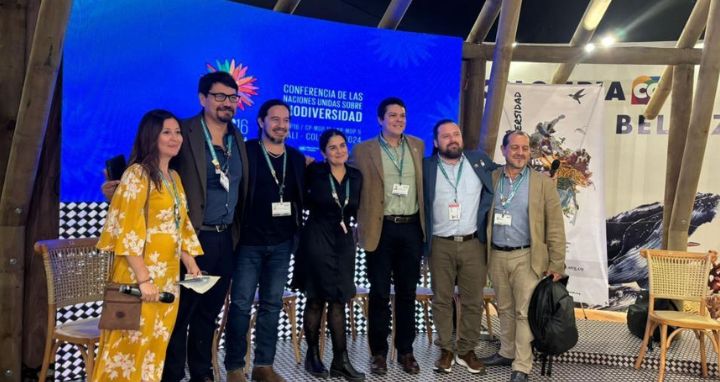 Grupo de personas en la COP 16