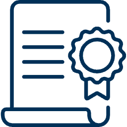 Icono de certificados representando certificaciones