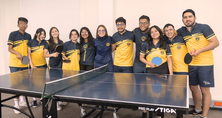 Seleccion de tennis de mesa Unisalle