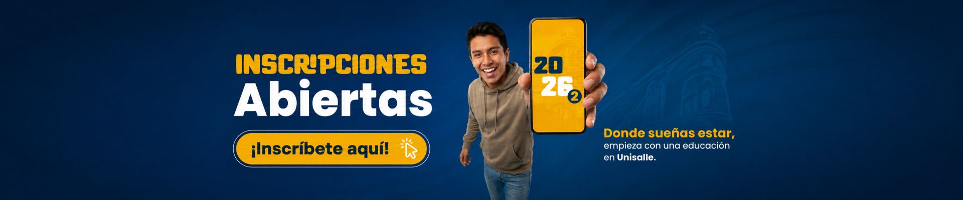 Inscripciones abiertas 2026 en Unisalle