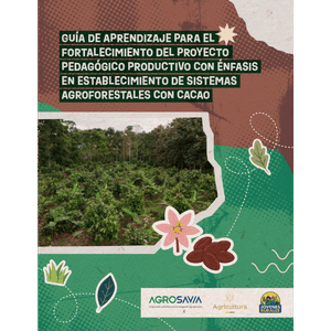 Portada de la cartilla Sistemas agroforestales