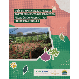 Portada de la cartilla Huerta escolar