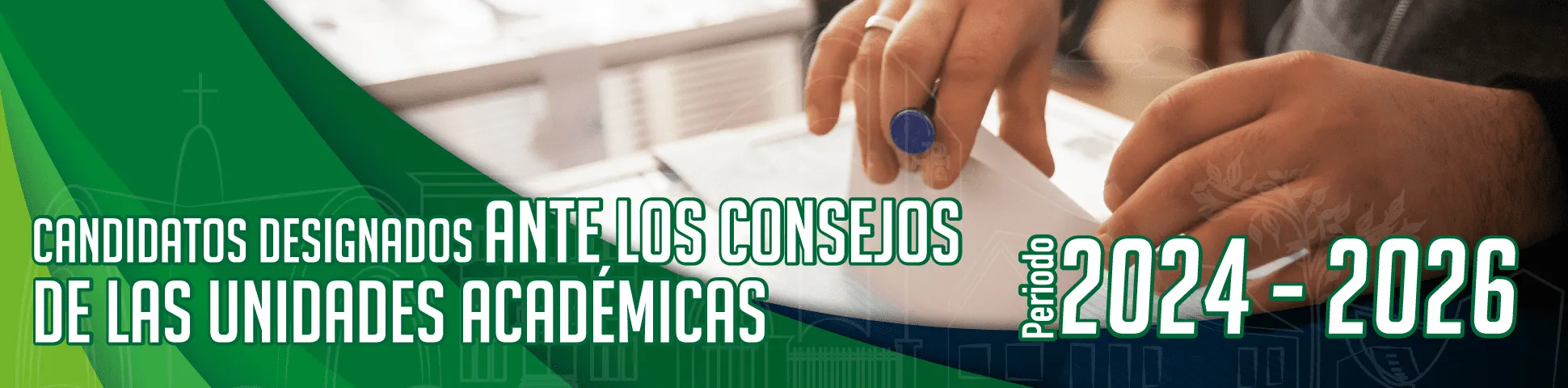 Representantes de los egresados ante los consejos de las unidades académicas...