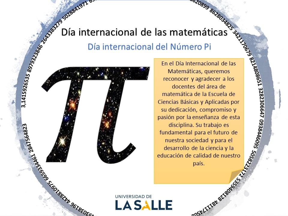 Dia Internacional de las Matematicas
