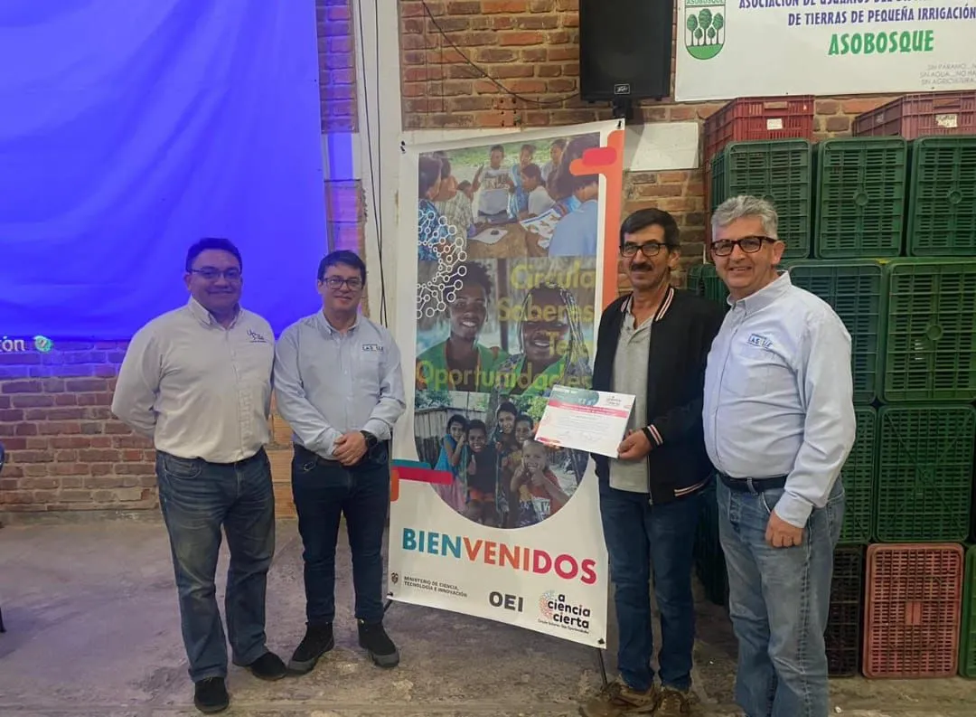 Reconocimiento de Minciencias a proyecto Municipio de Pasca - Universidad de La...