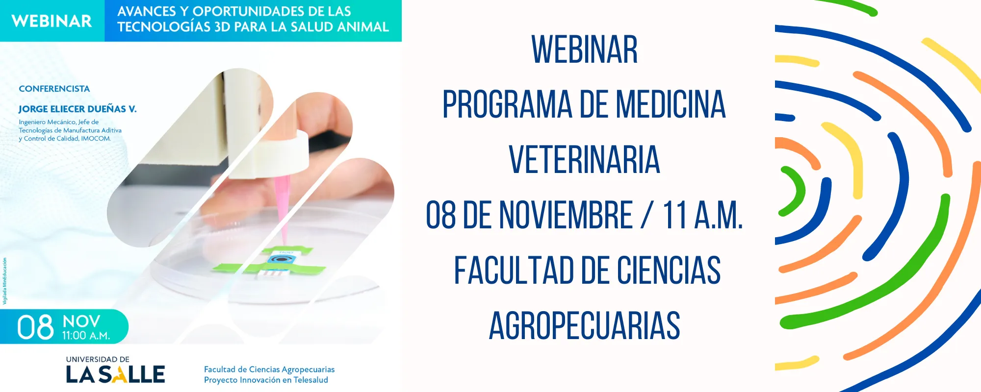 Webinar Medicina Veterinaria (Avances y oportunidades de las tecnologías 3D...