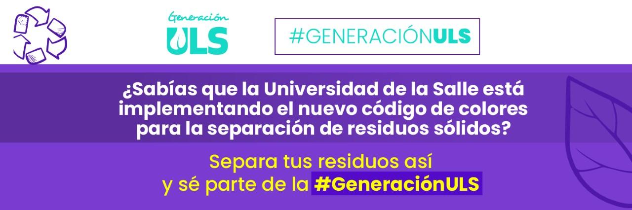 En La Salle nos unimos en la migración al nuevo código de colores para residuos 