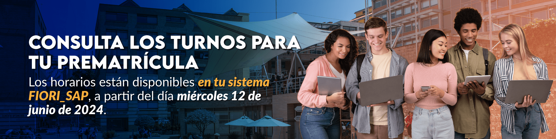 Consulta los turnos para tu prematricula