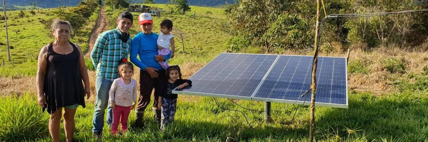 Energías renovables para comunidades sostenibles por la paz