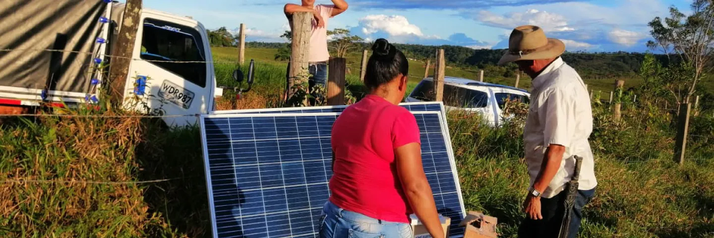 Apoyamos el desarrollo de comunidades sostenibles con energías renovables