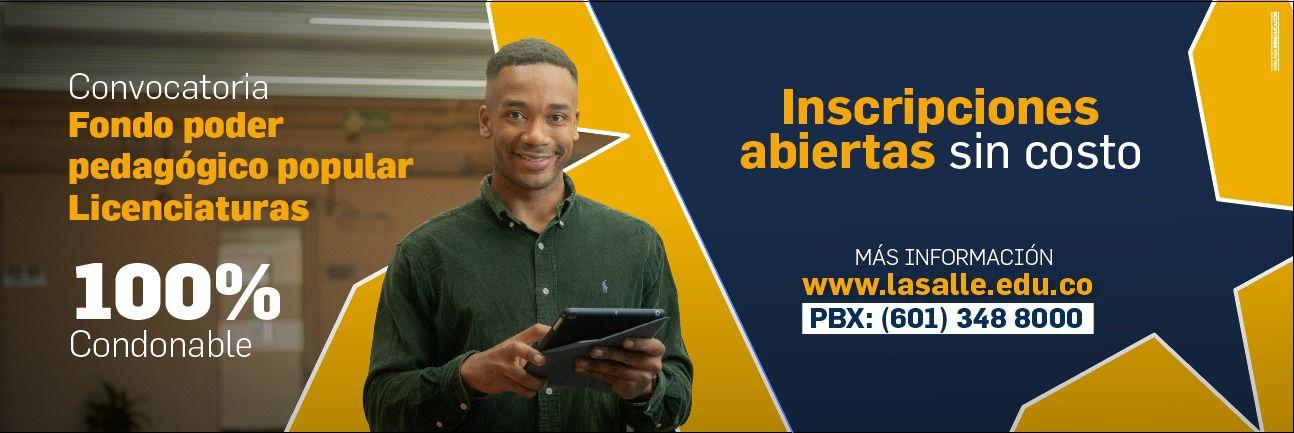 Fondo Poder Pedagógico Popular-Licenciaturas-2024-1