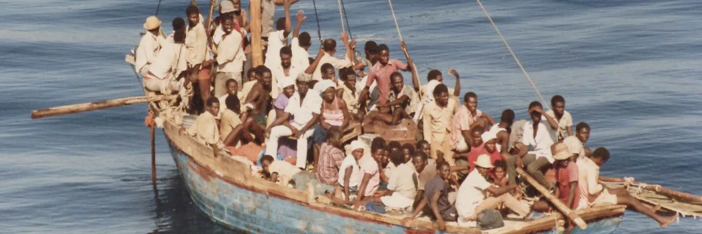 La historia de los migrantes haitianos en 1992