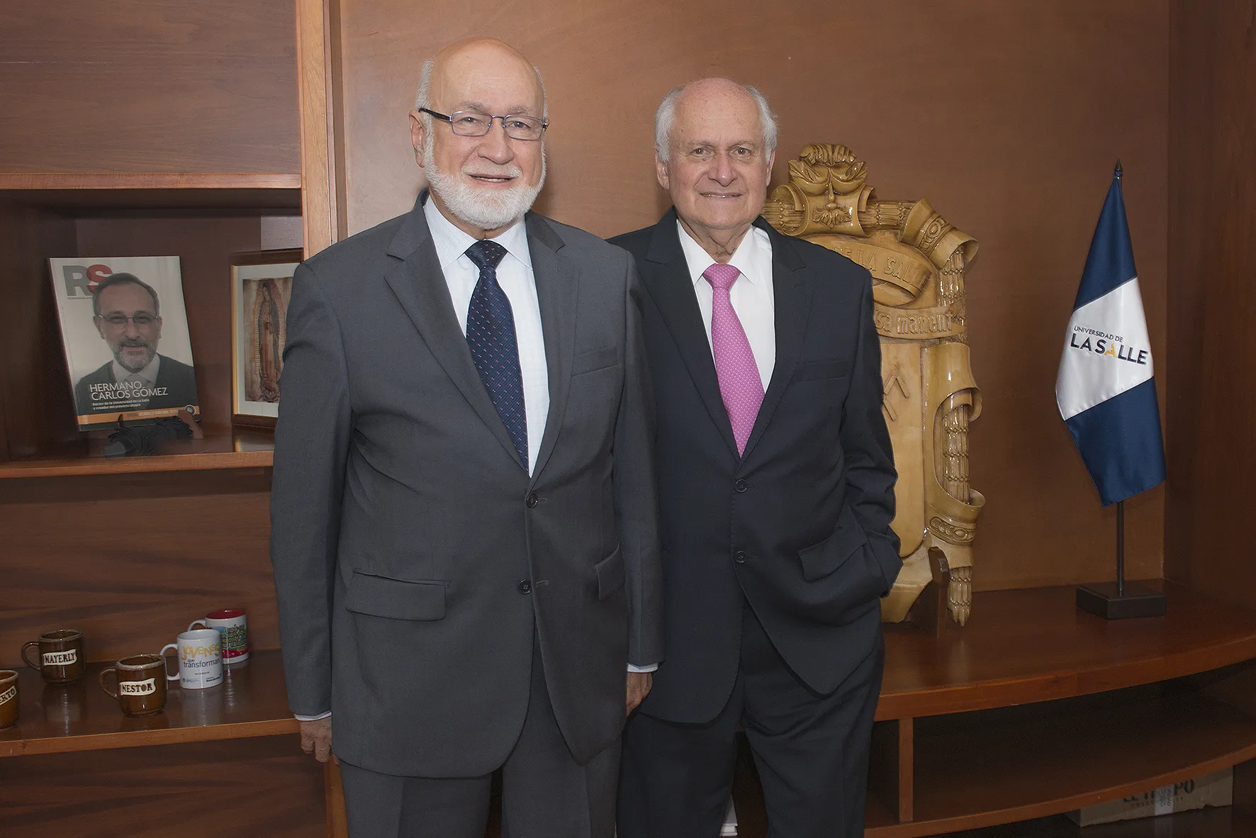 Manuel Elkin Patarroyo Visitó la Universidad de La Salle