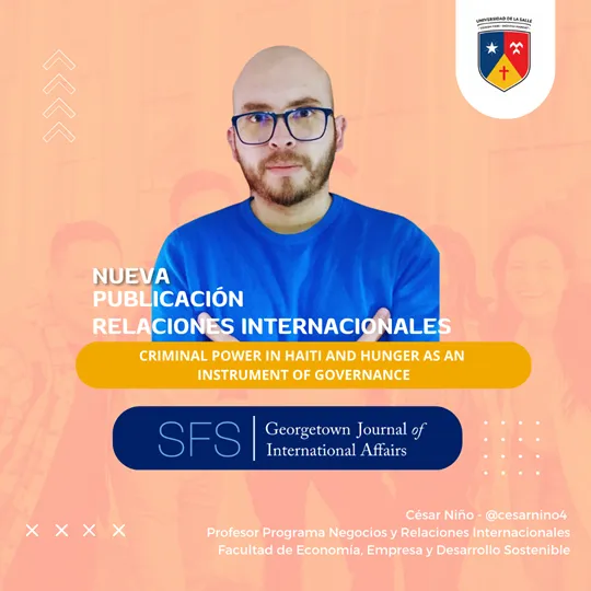 Profesor Cesar Niño publica en Georgetown Journal of Internatinal Affairs