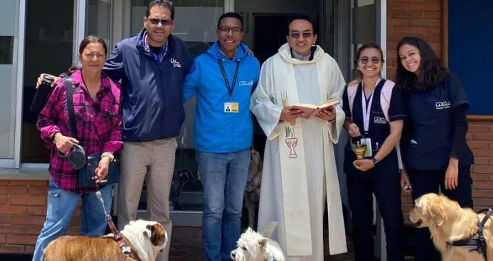 Bendición de los animales en la sede Norte