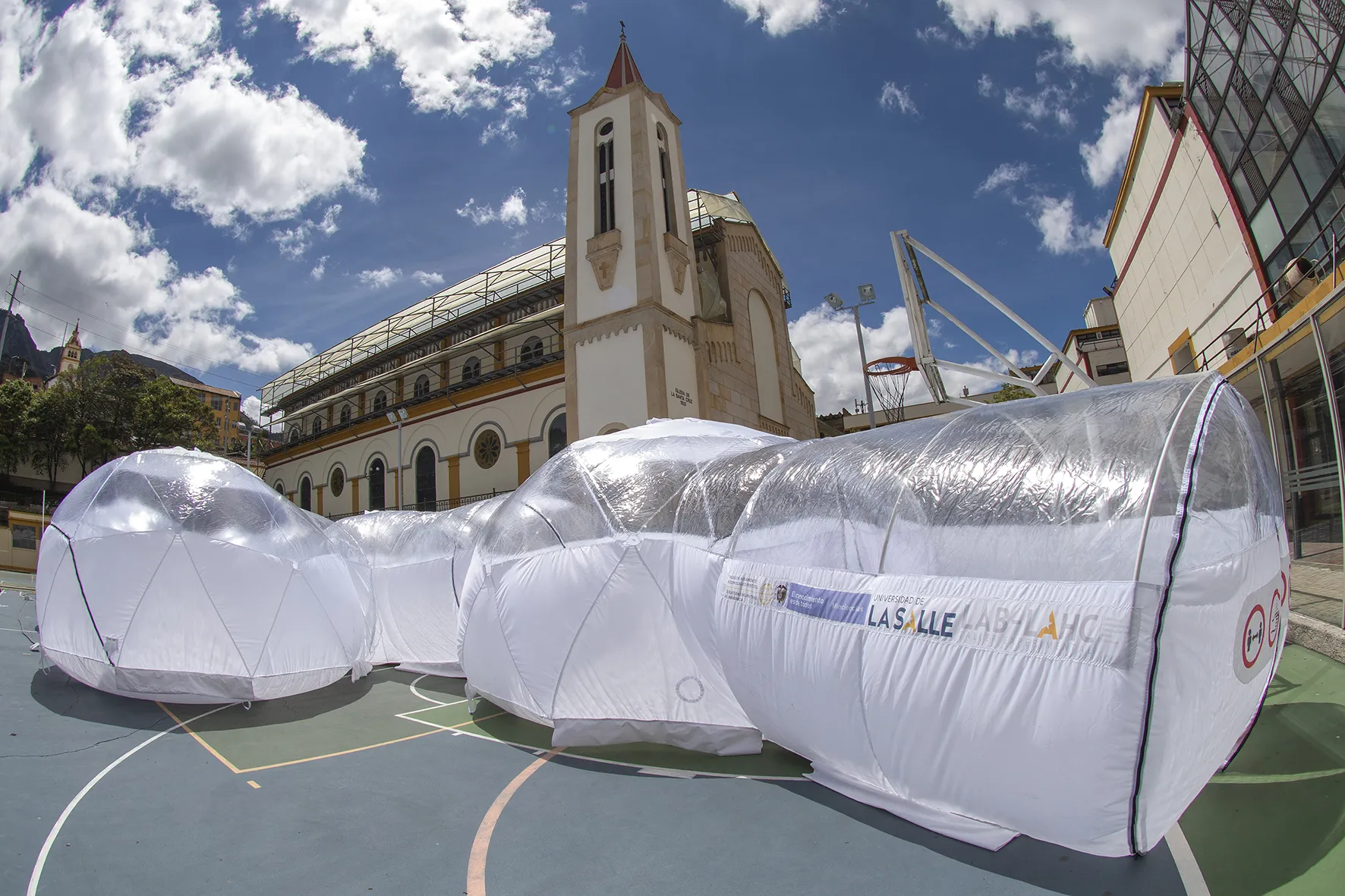 Estructura habitacional inflable