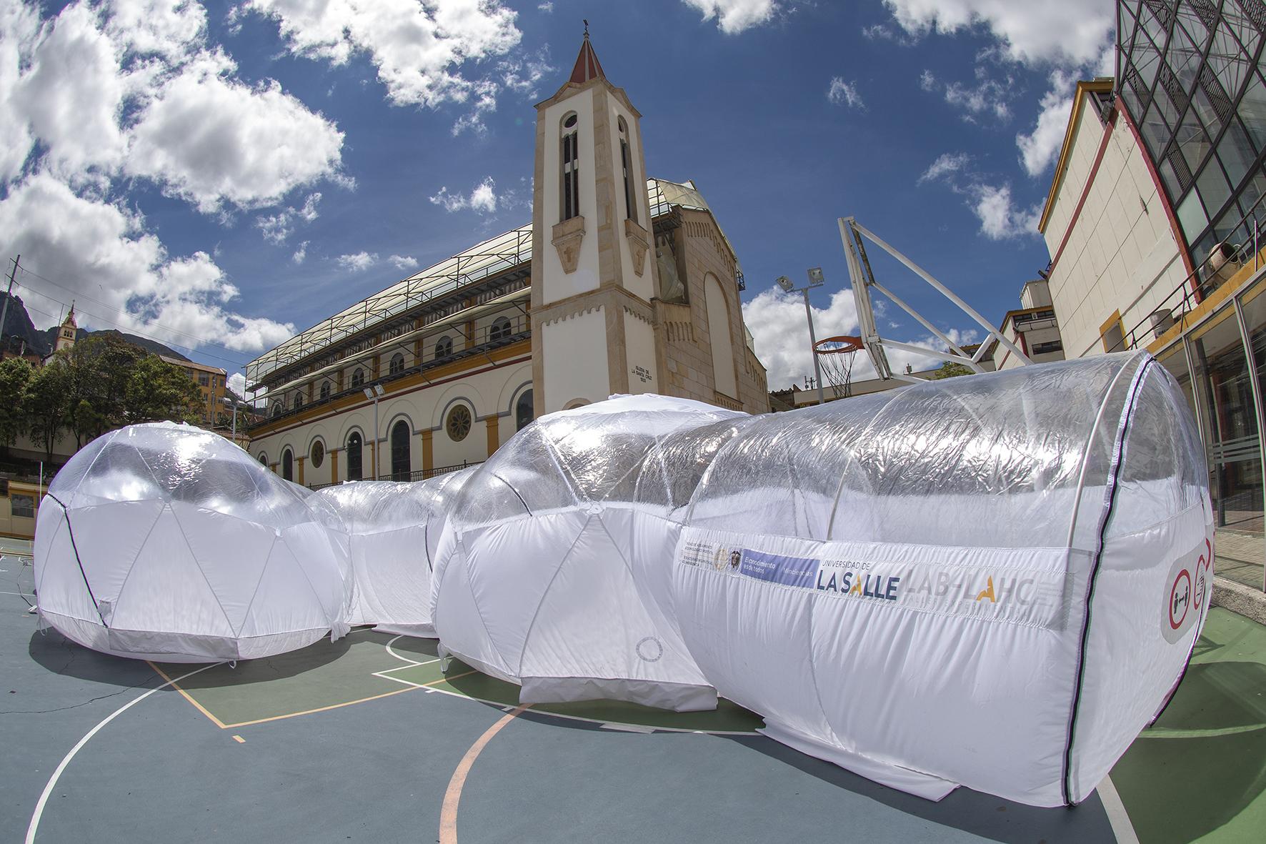 Estructura habitacional inflable