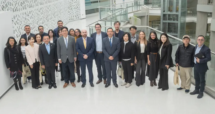 Directivos e invitados de Corea del Sur