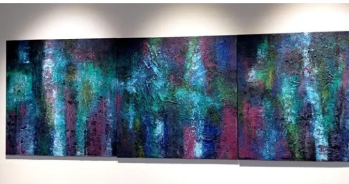 Cuadro de pintura el profesor Mauricio Montoya