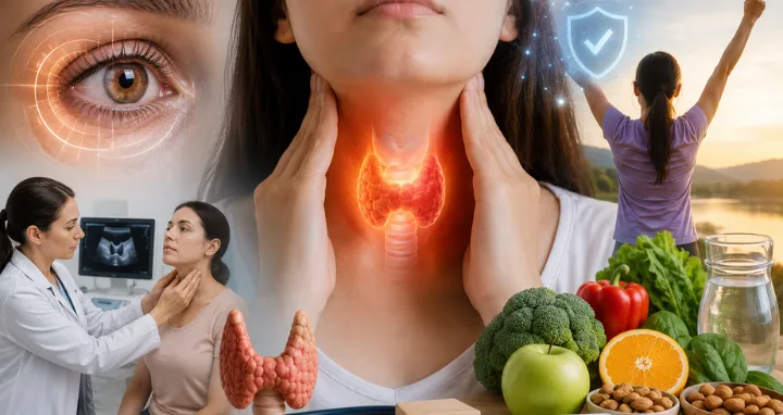 La glándula tiroides es como el termostato del cuerpo, regula la quema de...